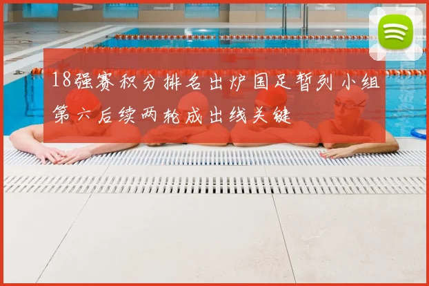 18强赛积分排名出炉国足暂列小组第六后续两轮成出线关键